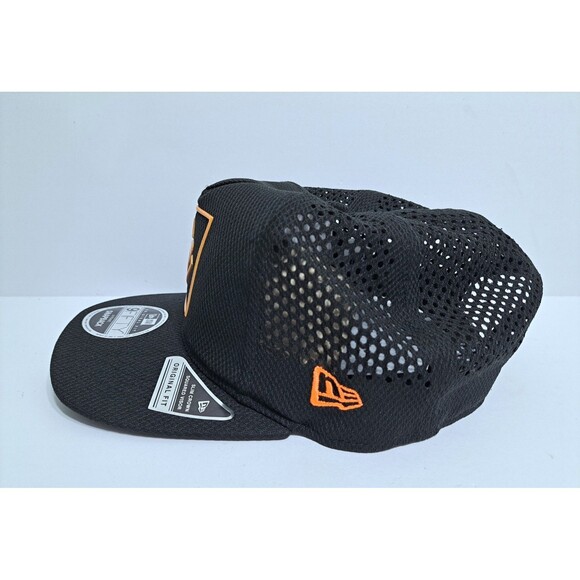 New Era 9Fifty Dude Perfect Logo Snapback Hat Black Yellow Mesh Back Diamond - Picture 3 of 8